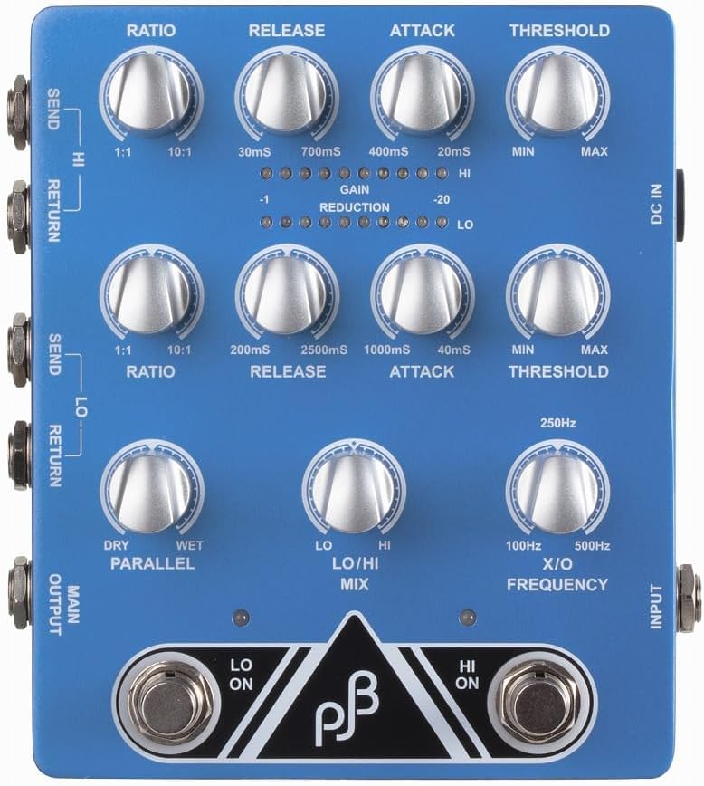 PJB Phil Jones Bass X2C Dual Compressor Multifunctional Dual Compressor Phil Jones Bass Effector
PJB Phil Jones Bass X2C Dual Compressor Multifunctional Dual Compressor Phil Jones Bass Effector