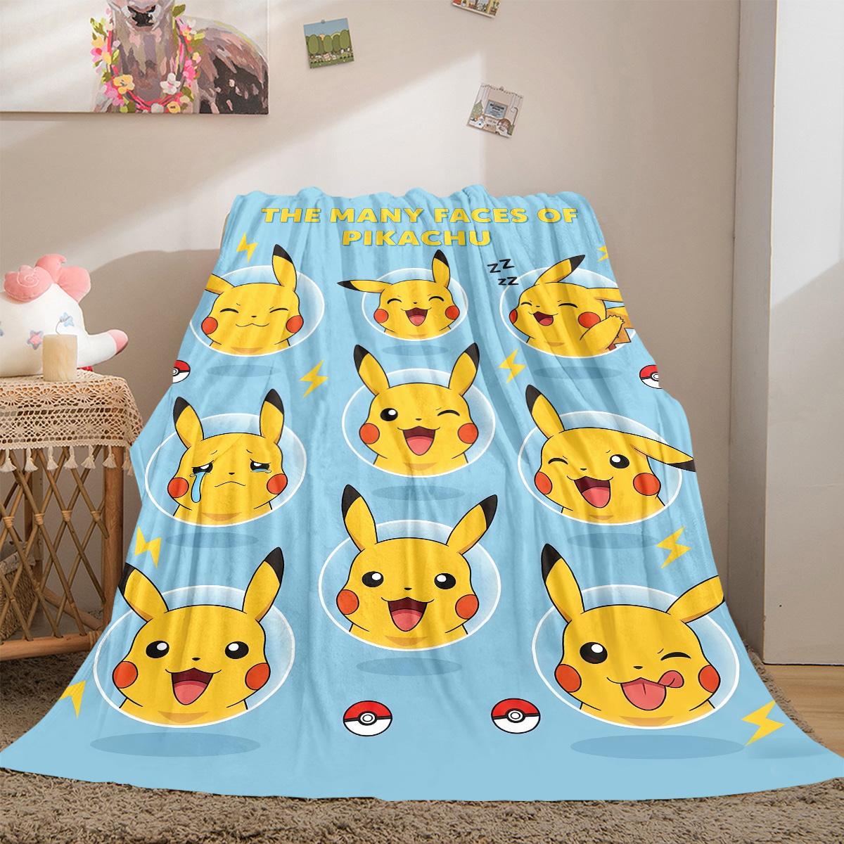 Pikachu Luxury Flannel Lightweight Blanket Home Decor Sofa Bed Travel Cover Family Gift For All-Season LXR127 75x90cm
Pikachu Luxury Flannel Lightweight Blanket Home Decor Sofa Bed Travel Cover Family Gift For All-Season LXR127 75x90cm