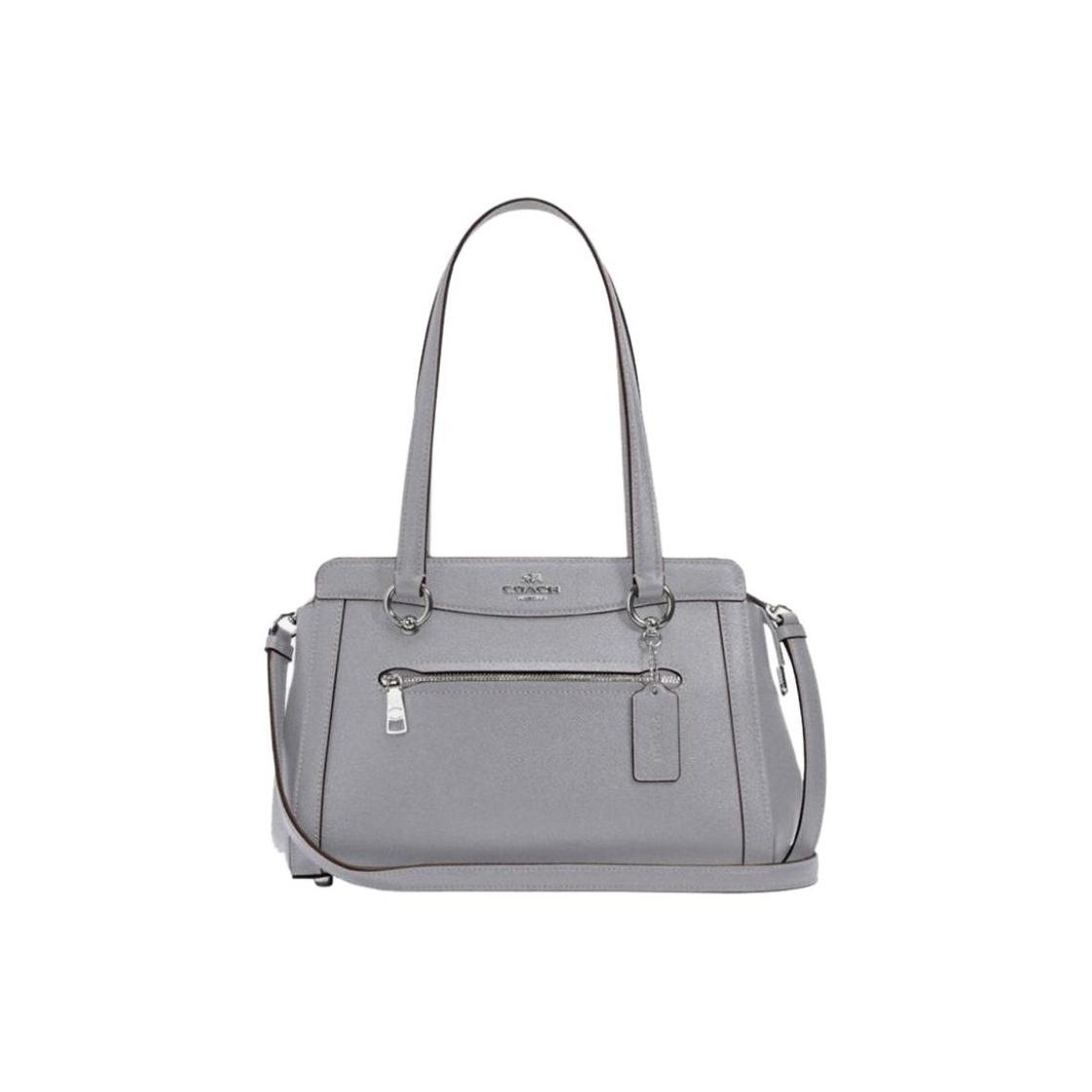 Coach Kailey 29 Solid Double Handle Zipper Leather Shoulder Bag Large Women Bags Granite-Gray C2852-SVE7 Basic Set (Bag+Dust Bag)
Coach Kailey 29 Solid Double Handle Zipper Leather Shoulder Bag Large Women Bags Granite-Gray C2852-SVE7 Basic Set (Bag+Dust Bag)
