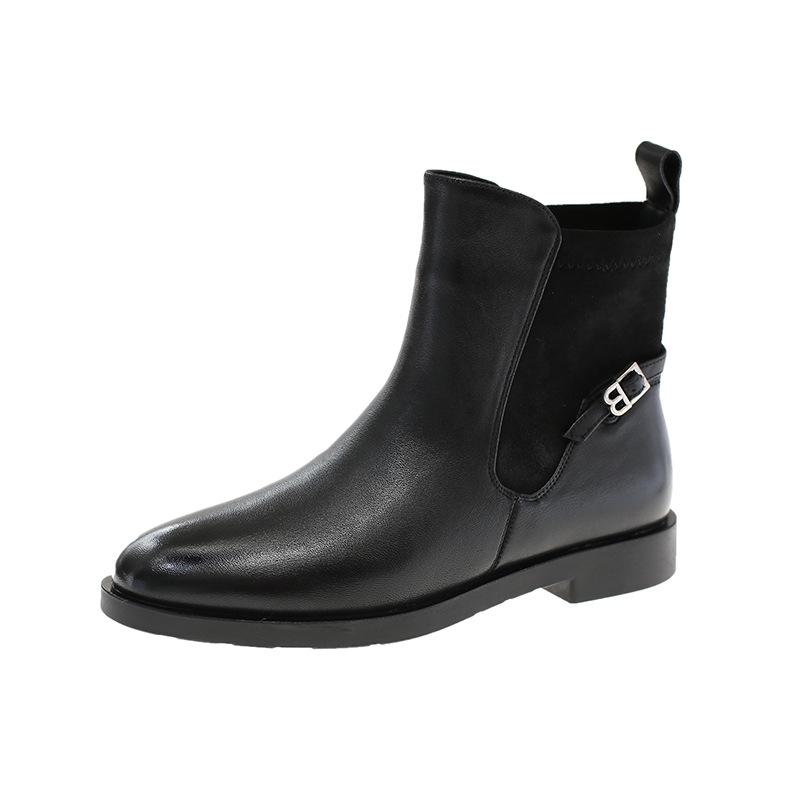 Fleece women s boots winter new low-heeled leather square-headed thin boots warm fashion boots 40
Fleece women s boots winter new low-heeled leather square-headed thin boots warm fashion boots 40