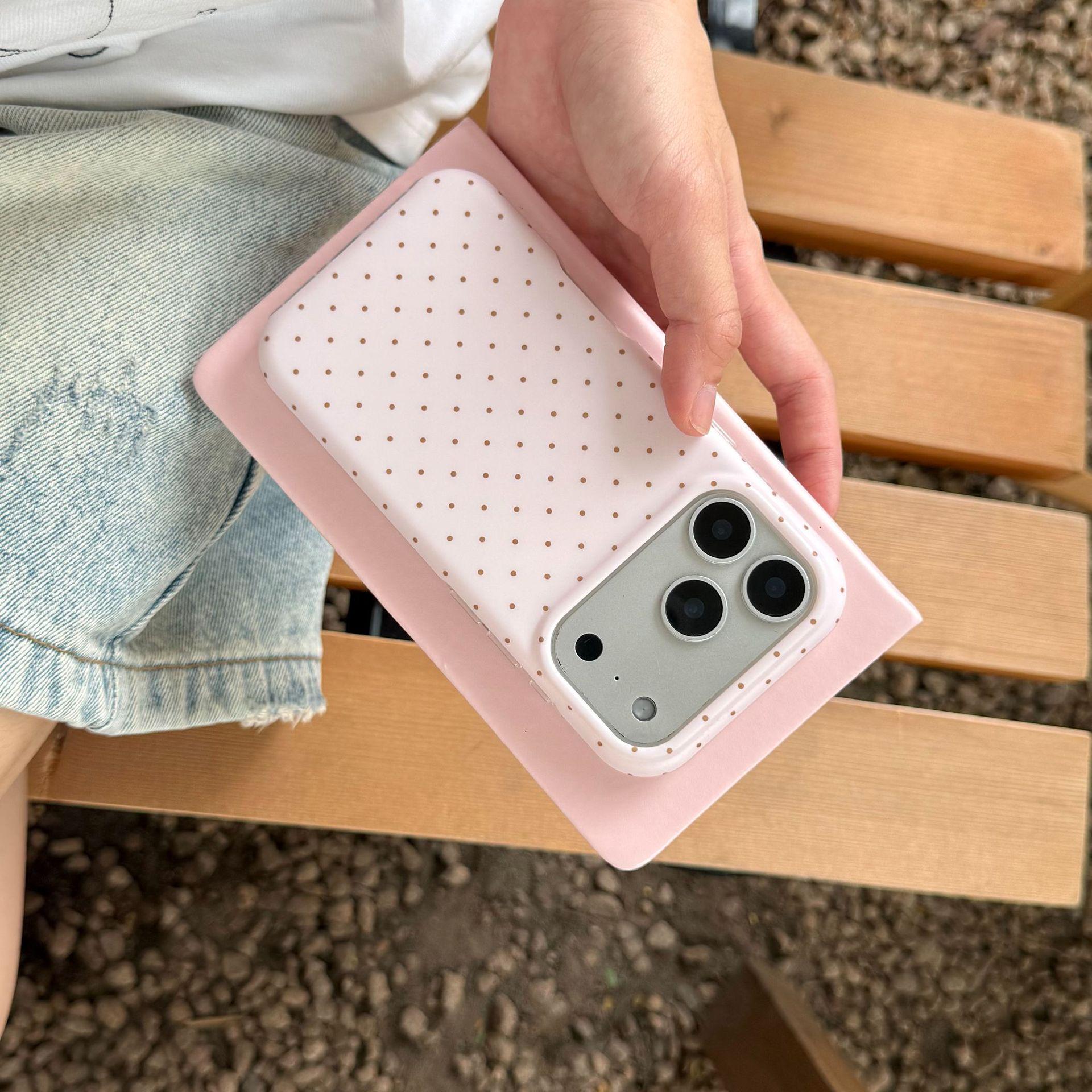 Inspired Style Polka Dot Phone Case for Apple 16/17 Pro Max - Drop-Proof, Fresh & Cute Design iPhone 15 Pro Max розовый
Inspired Style Polka Dot Phone Case for Apple 16/17 Pro Max - Drop-Proof, Fresh & Cute Design iPhone 15 Pro Max розовый