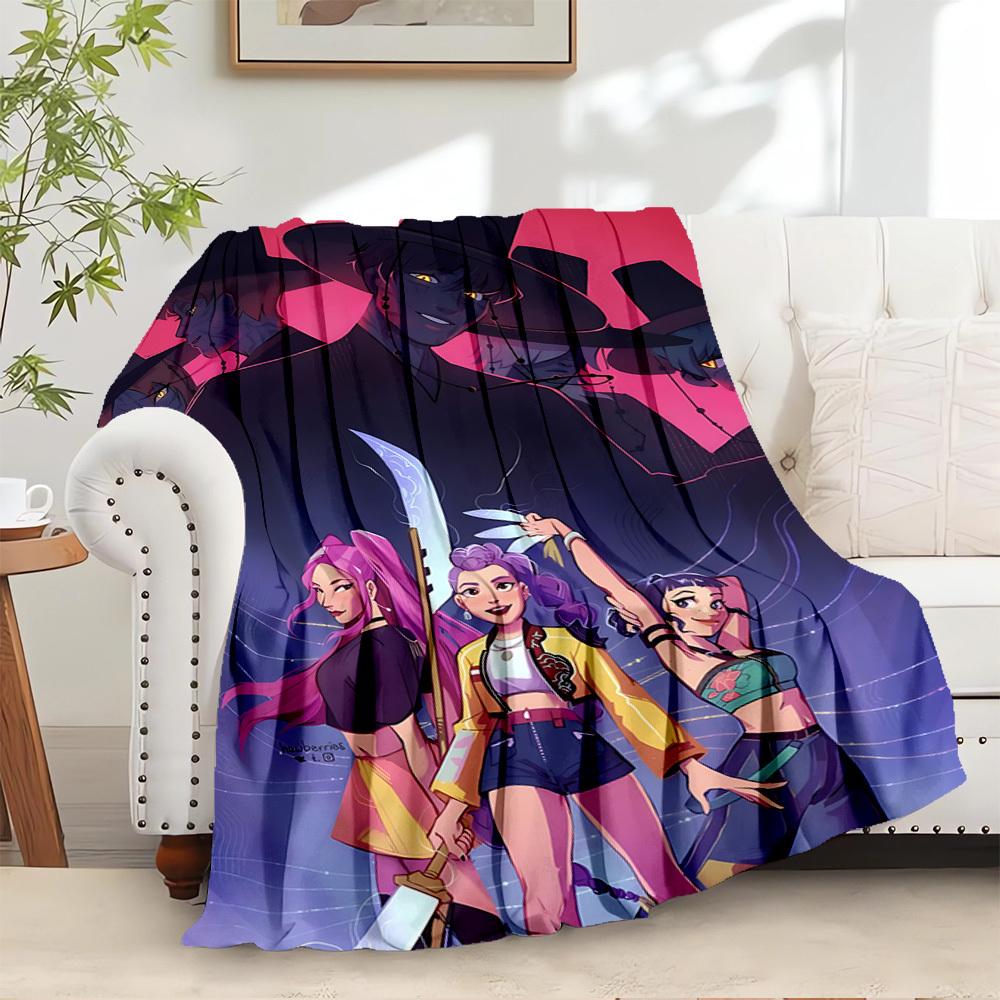 K-POP Anime Girls Group - Four Seasons Soft Warm Blanket - All-Season Thick Knit Polyester Bedspread for Bed, Camping, Travel - Perfect Gift 100x150cm
K-POP Anime Girls Group - Four Seasons Soft Warm Blanket - All-Season Thick Knit Polyester Bedspread for Bed, Camping, Travel - Perfect Gift 100x150cm
