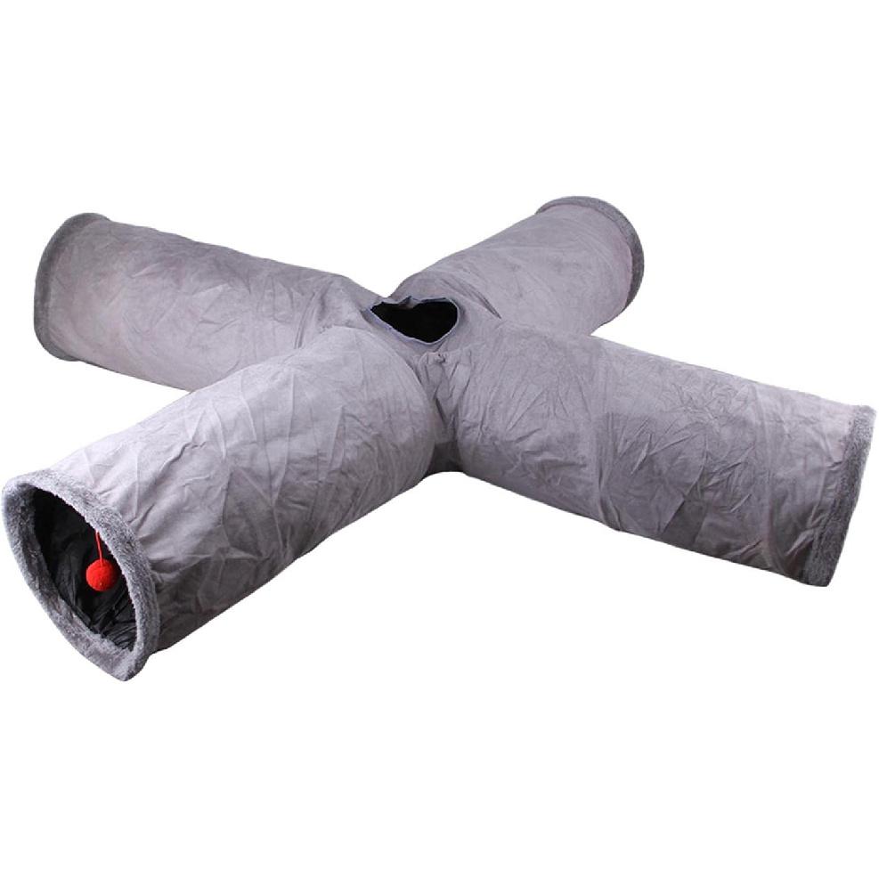 Cat Tunnel Tube for s, Cat Toys Collapsible, Kitty Tunnel Toy for Puppy, Kitten, Rabbit, Gray
Cat Tunnel Tube for s, Cat Toys Collapsible, Kitty Tunnel Toy for Puppy, Kitten, Rabbit, Gray