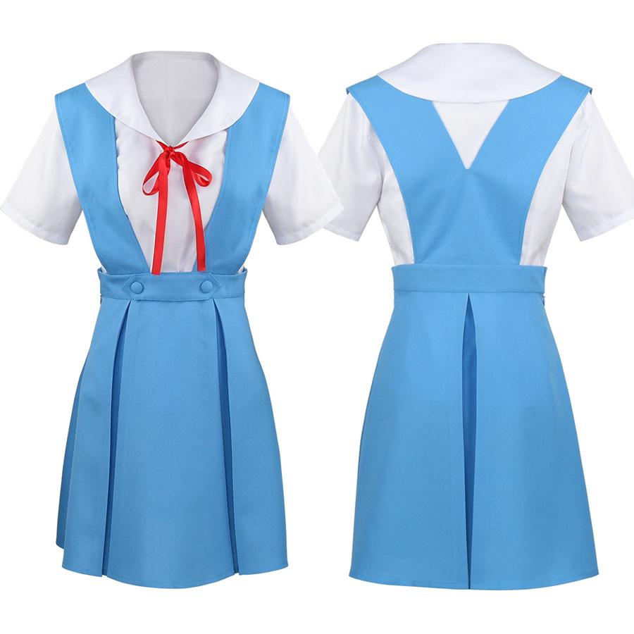 Rei Ayanami Cosplay Costume Asuka Langley Soryu Cosplay Girl Women School Uniform Dresses Halloween Loli Clothing XXXL
Rei Ayanami Cosplay Costume Asuka Langley Soryu Cosplay Girl Women School Uniform Dresses Halloween Loli Clothing XXXL