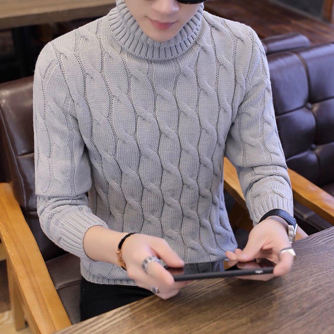 Men s Oversized Thick Knit Turtleneck Sweater - Korean Style Trendy Winter Wear XL (China Size)
Men s Oversized Thick Knit Turtleneck Sweater - Korean Style Trendy Winter Wear XL (China Size)