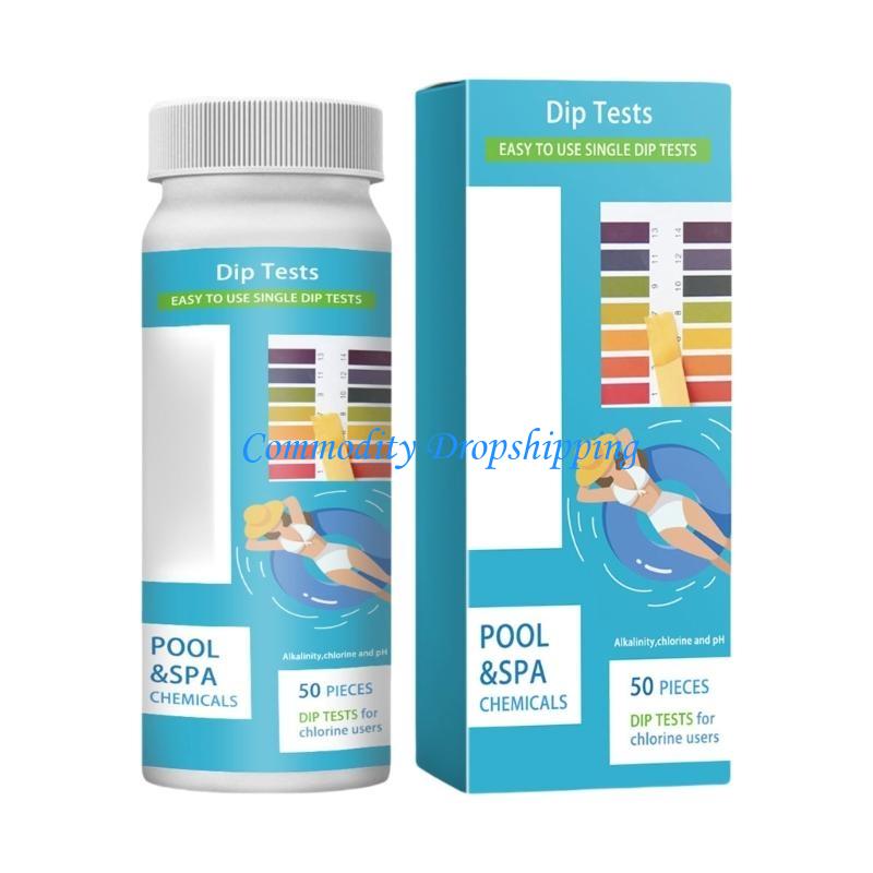Y5JC 50Pcs/Bottle 3 In 1 Multipurpose Chlorine Test Strips SPA Swimming Pool Water Tester Paper Measurement Strips China Mainland
Y5JC 50Pcs/Bottle 3 In 1 Multipurpose Chlorine Test Strips SPA Swimming Pool Water Tester Paper Measurement Strips China Mainland