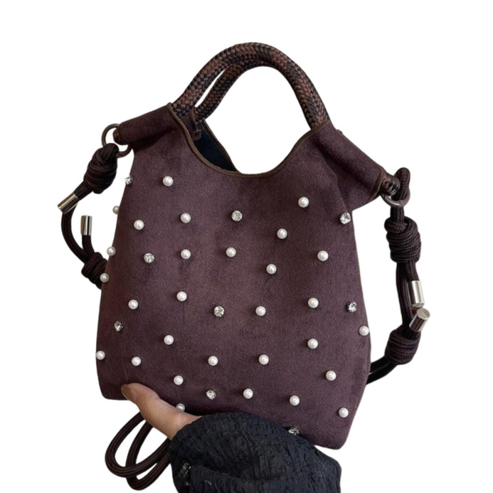Elegant Rhinestone Shoulder Bag Large Capacity Female Tote Bag All-matching Occasions коричневий
Elegant Rhinestone Shoulder Bag Large Capacity Female Tote Bag All-matching Occasions коричневий
