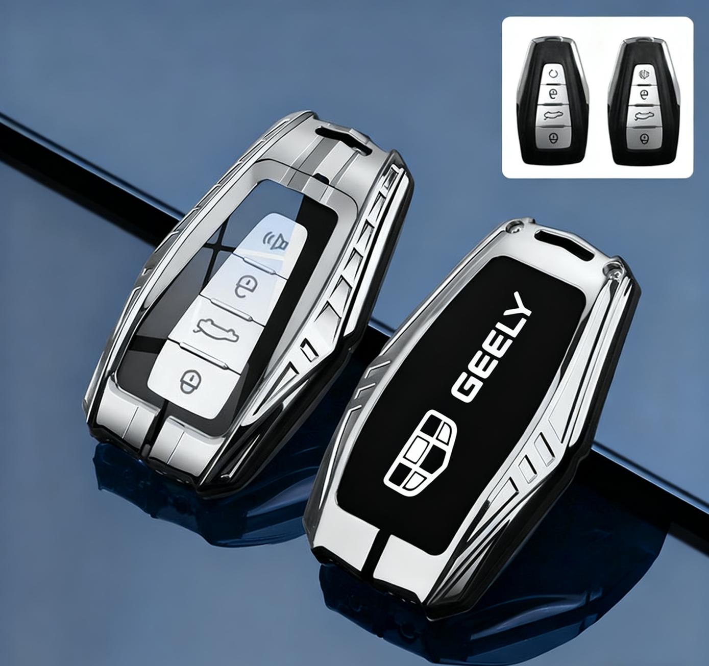 Car Zinc Alloy Key Case Holder Cover Chain For Geely Coolray Monjaro Okavango Atlas Tugella Emgrand GT S Proton X50 X70 X6 X7
Car Zinc Alloy Key Case Holder Cover Chain For Geely Coolray Monjaro Okavango Atlas Tugella Emgrand GT S Proton X50 X70 X6 X7