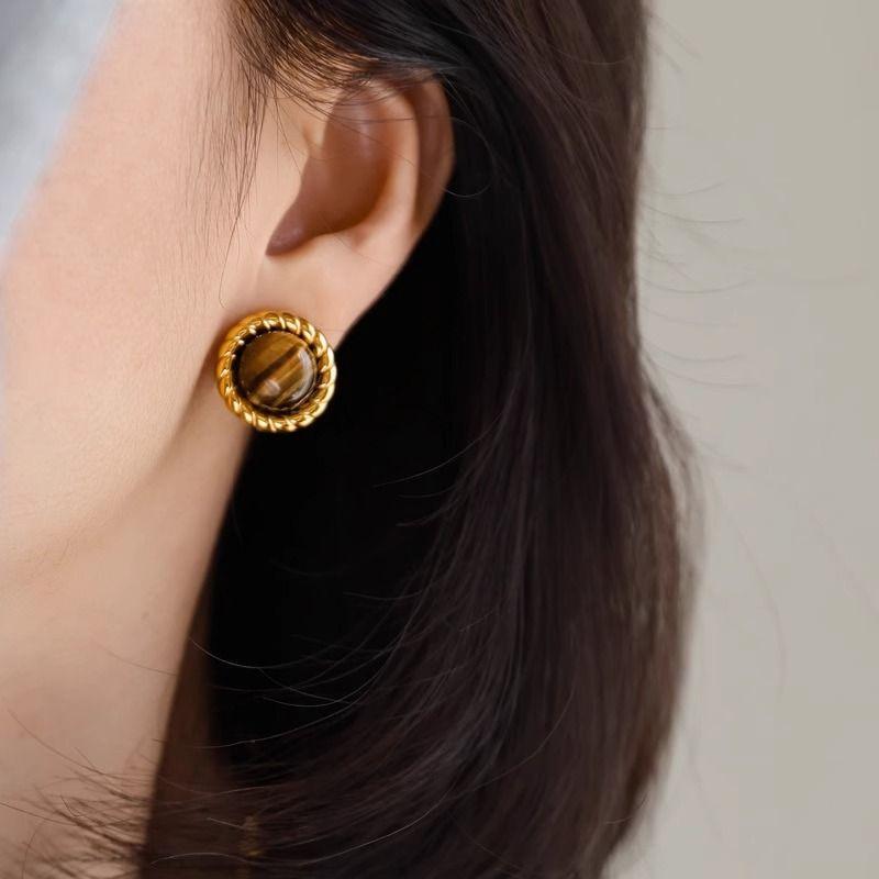 Maillard Французский Премиум Ретро Простой Подвеска-Твист с Камнем Тигровый Глаз, Ожерелье из Бусин, Женская Цепочка для Свитера, Длинная Twist tiger eye stud earrings
Maillard Французский Премиум Ретро Простой Подвеска-Твист с Камнем Тигровый Глаз, Ожерелье из Бусин, Женская Цепочка для Свитера, Длинная Twist tiger eye stud earrings