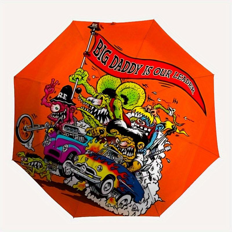 1pc Rat Fink Automatic Opening/closing Umbrella, Foldable Sunshade, Perfect Gift for Friends, Durable Plastic Handle yy250808101
1pc Rat Fink Automatic Opening/closing Umbrella, Foldable Sunshade, Perfect Gift for Friends, Durable Plastic Handle yy250808101