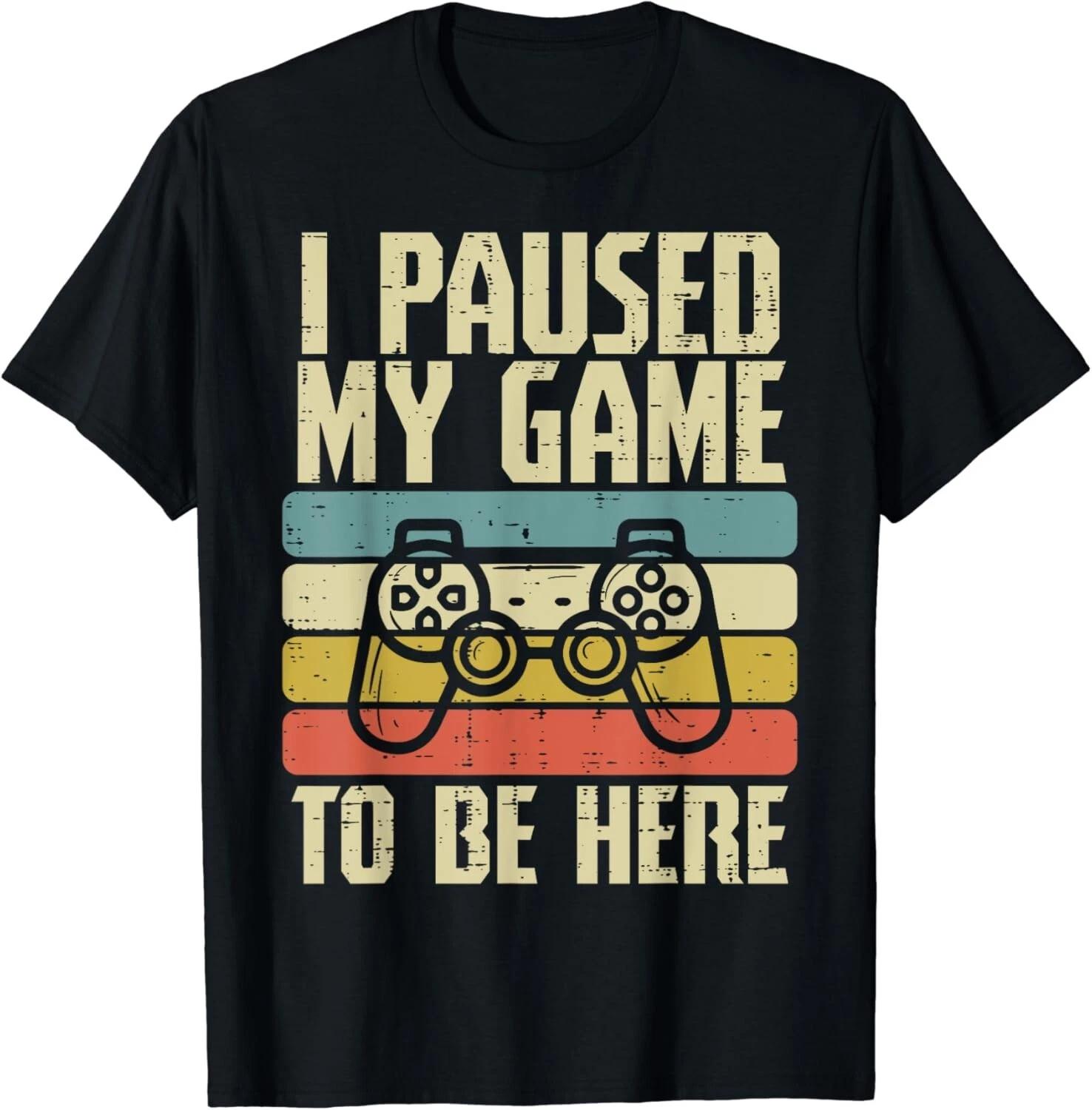 Paused My Game To Be Here Video Game Controller Boys Men Gift Unisex T-Shirt M
Paused My Game To Be Here Video Game Controller Boys Men Gift Unisex T-Shirt M