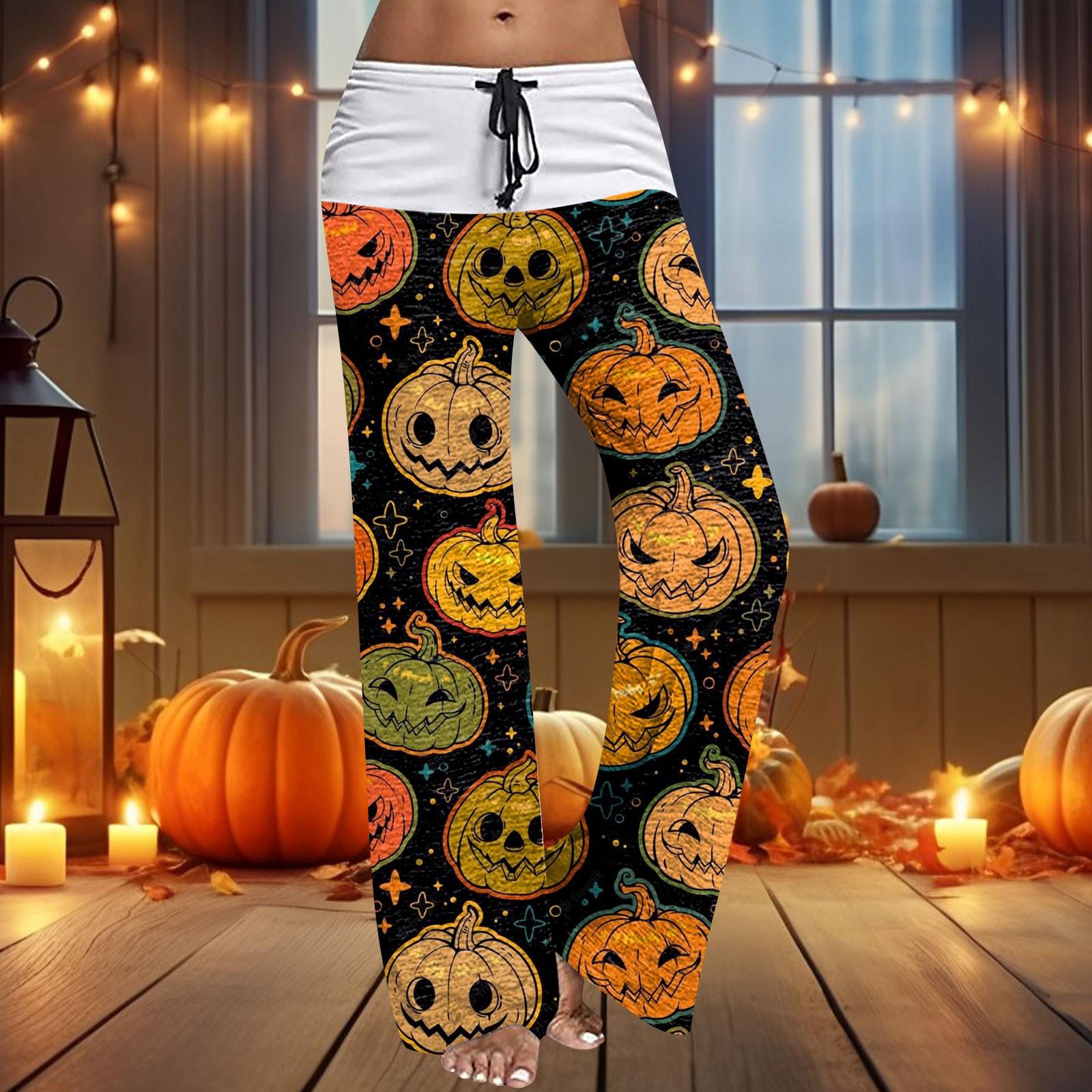 Женские повседневные широкие брюки на шнуровке, повседневные брюки с принтом на Хэллоуин S жёлтый
Женские повседневные широкие брюки на шнуровке, повседневные брюки с принтом на Хэллоуин S жёлтый