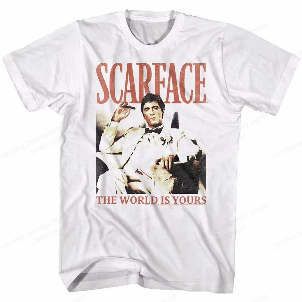 Тони Монтана Лицо со шрамом Звезда Классический фильм Харадзюку Мужская футболка из чистого хлопка Уличный Внедорожный Тренд Свободный Y2K Готический Топ с коротким рукавом 4XL
Тони Монтана Лицо со шрамом Звезда Классический фильм Харадзюку Мужская футболка из чистого хлопка Уличный Внедорожный Тренд Свободный Y2K Готический Топ с коротким рукавом 4XL