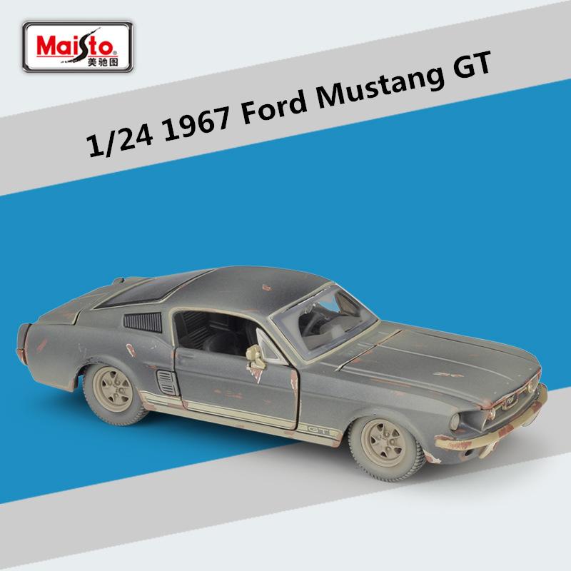 Maisto 1:24 Ford Mustang GT 1967 Make Old Rust Sports Car Vehicles Model Simulation Diecast Metal Sports Car Model Kids Toy Gift
Maisto 1:24 Ford Mustang GT 1967 Make Old Rust Sports Car Vehicles Model Simulation Diecast Metal Sports Car Model Kids Toy Gift