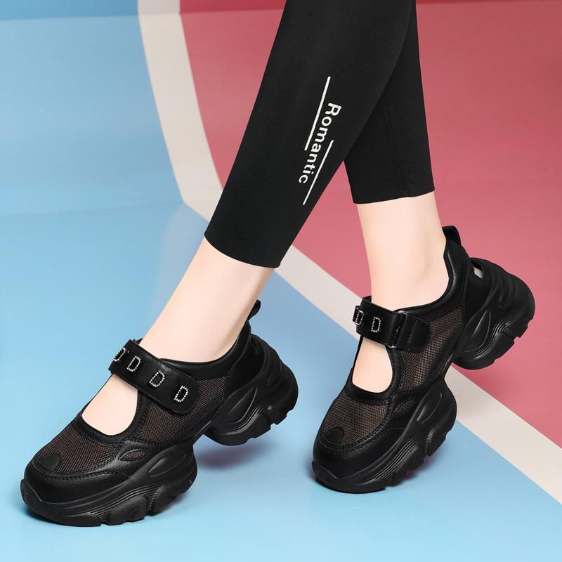 Ladies summer new slope heel platform casual fashion mesh sports dad shoes breathable women s sandals 35
Ladies summer new slope heel platform casual fashion mesh sports dad shoes breathable women s sandals 35