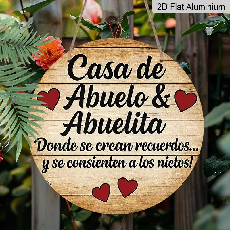 2D Flat Aluminum Wall Art with Spanish Text, Rustic Country Style, 7.87 Inches × 7.87 Inches, Holiday Gift, Perfect for Homes, Studios, Cafés 1pc
2D Flat Aluminum Wall Art with Spanish Text, Rustic Country Style, 7.87 Inches × 7.87 Inches, Holiday Gift, Perfect for Homes, Studios, Cafés 1pc