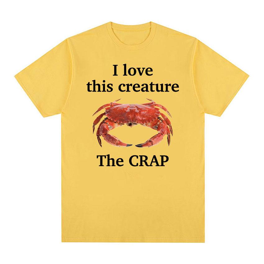 Футболка I Love This Creature The Crap Funny Meme, мужские повседневные модные футболки с короткими рукавами, унисекс, футболка большого размера из 100% хлопка
Футболка I Love This Creature The Crap Funny Meme, мужские повседневные модные футболки с короткими рукавами, унисекс, футболка большого размера из 100% хлопка