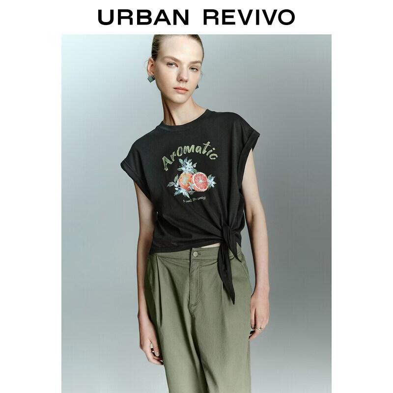 Women s Fruit Print Tie-Detail Short Sleeve T-Shirt XL
Women s Fruit Print Tie-Detail Short Sleeve T-Shirt XL