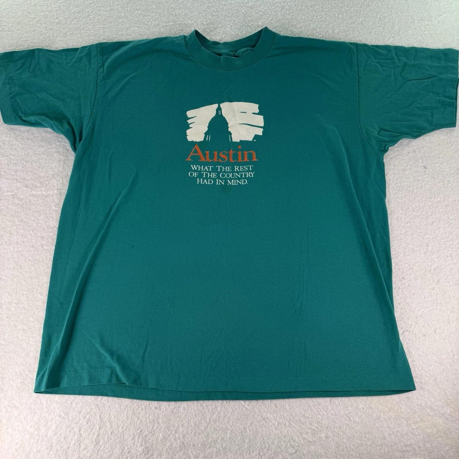 Vintage TX Texas Austin Tee 80s 90s XL Single Stitch T-Shirt Funny Humor Soft 3XL
Vintage TX Texas Austin Tee 80s 90s XL Single Stitch T-Shirt Funny Humor Soft 3XL