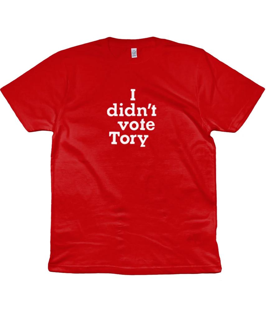 I didn t vote Tory - Organic T Shirt - UK political - Election 2019 - Labour 2XL
I didn t vote Tory - Organic T Shirt - UK political - Election 2019 - Labour 2XL
