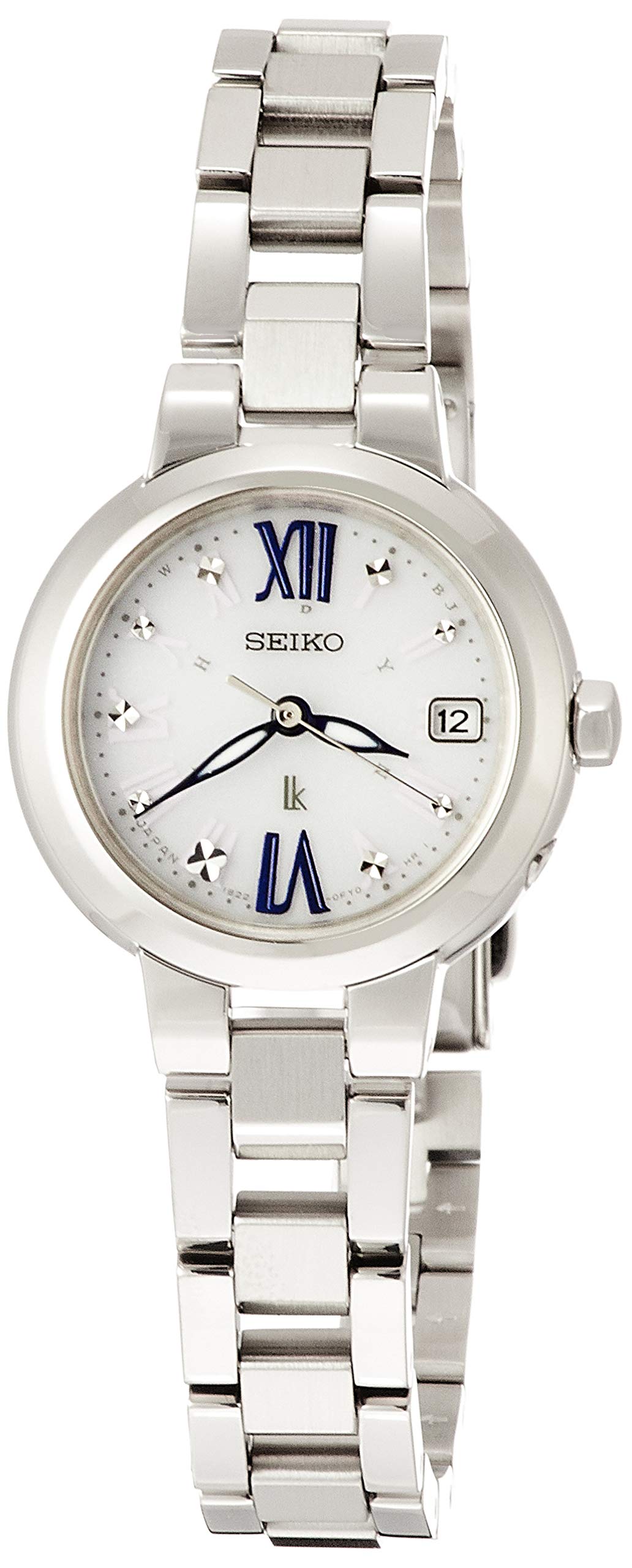 Годинник SEIKO Годинник LUKIA Тонкий сонячний радіоприймач Білий циферблат Римська нотація Платиновий діамантовий екран Сапфірове скло SSVW135 Срібло для жінок
Годинник SEIKO Годинник LUKIA Тонкий сонячний радіоприймач Білий циферблат Римська нотація Платиновий діамантовий екран Сапфірове скло SSVW135 Срібло для жінок