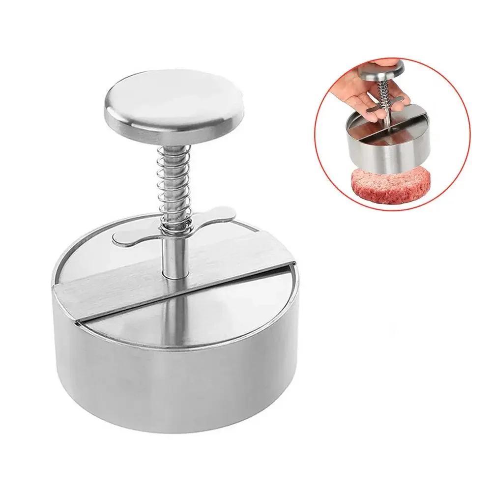 Round Shape Non - Stick Hamburger Patty Mold, Burger Press, Cutlets, Hamburger Meat Beef Grill Smasher, Stainless Steel
Round Shape Non - Stick Hamburger Patty Mold, Burger Press, Cutlets, Hamburger Meat Beef Grill Smasher, Stainless Steel