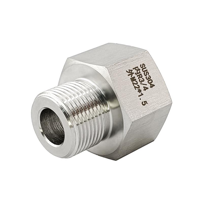 Stainless Steel Reducer: Female R3/4 BSPT to Male M22x1.5 Thread Adapter
Stainless Steel Reducer: Female R3/4 BSPT to Male M22x1.5 Thread Adapter