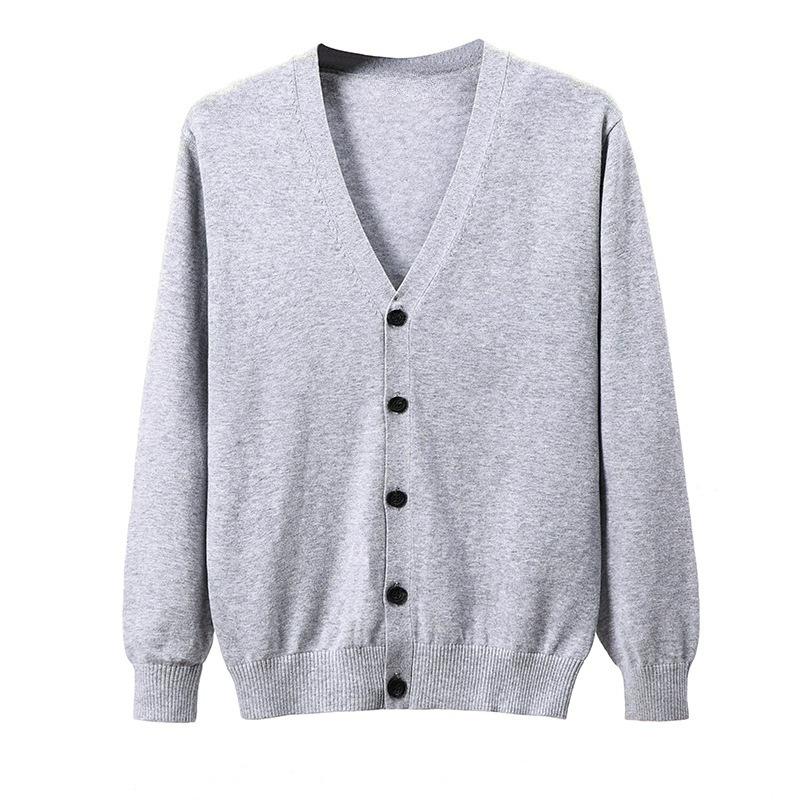 Men s Autumn and Winter Cotton Men s Sweater Knitted Cardigan Slim Long-sleeved V-neck Casual Jacket L
Men s Autumn and Winter Cotton Men s Sweater Knitted Cardigan Slim Long-sleeved V-neck Casual Jacket L