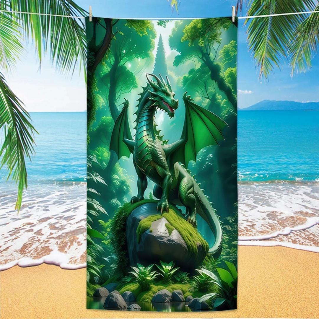 Dragon Pattern Beach Towel, Digital Printing Thin Quick-Dry Anti-Sand Microfiber Lightweight for Swim, Yoga, Travel, Gym, Gift W40*H60(CM)
Dragon Pattern Beach Towel, Digital Printing Thin Quick-Dry Anti-Sand Microfiber Lightweight for Swim, Yoga, Travel, Gym, Gift W40*H60(CM)