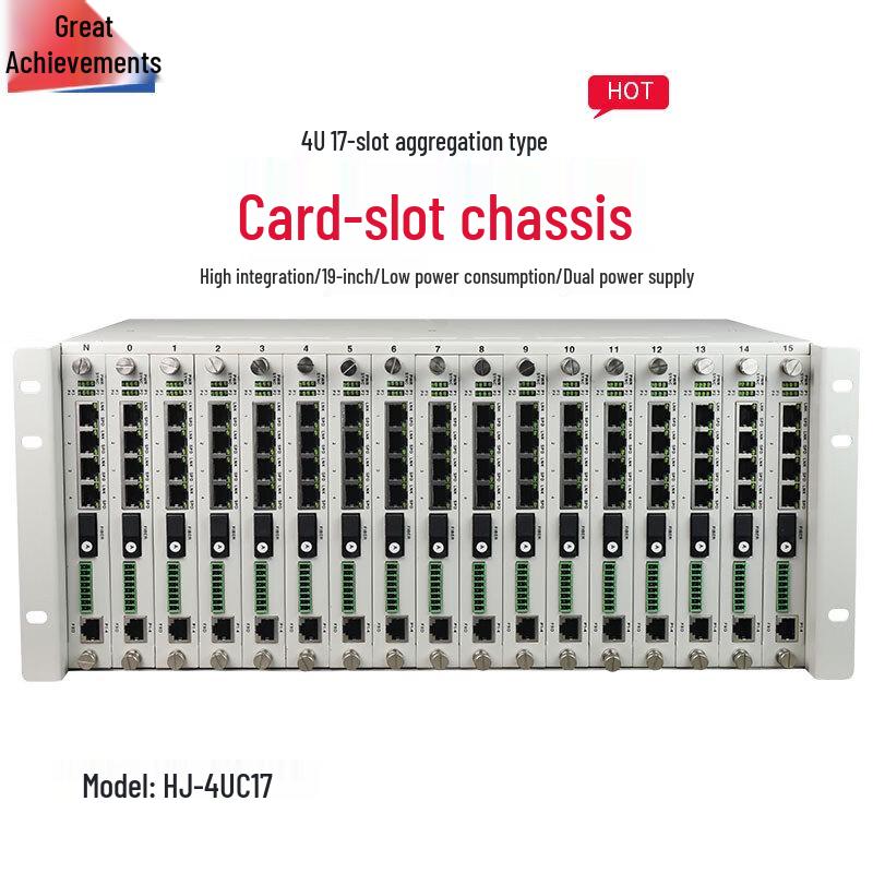 Hongji 4U 19-inch 17-Slot PCM Telephone Fiber Optic Multiplexer Chassis
Hongji 4U 19-inch 17-Slot PCM Telephone Fiber Optic Multiplexer Chassis