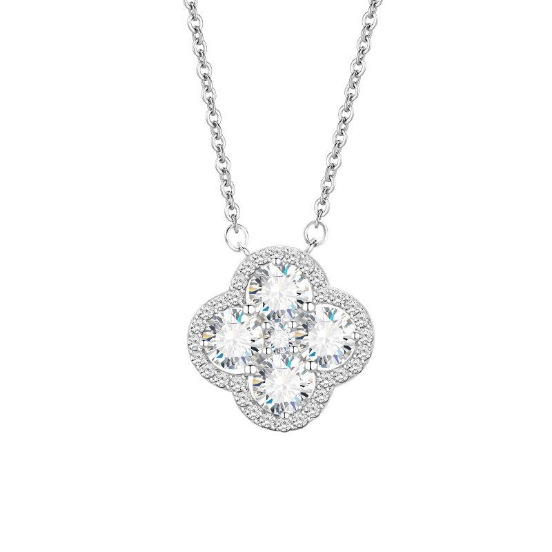 925 Sterling Silver Lucky Four - Leaf Clover Necklace , French Design Rhinestone Pendant , Fashion Choker for Women Dail 925 silver белый
925 Sterling Silver Lucky Four - Leaf Clover Necklace , French Design Rhinestone Pendant , Fashion Choker for Women Dail 925 silver белый