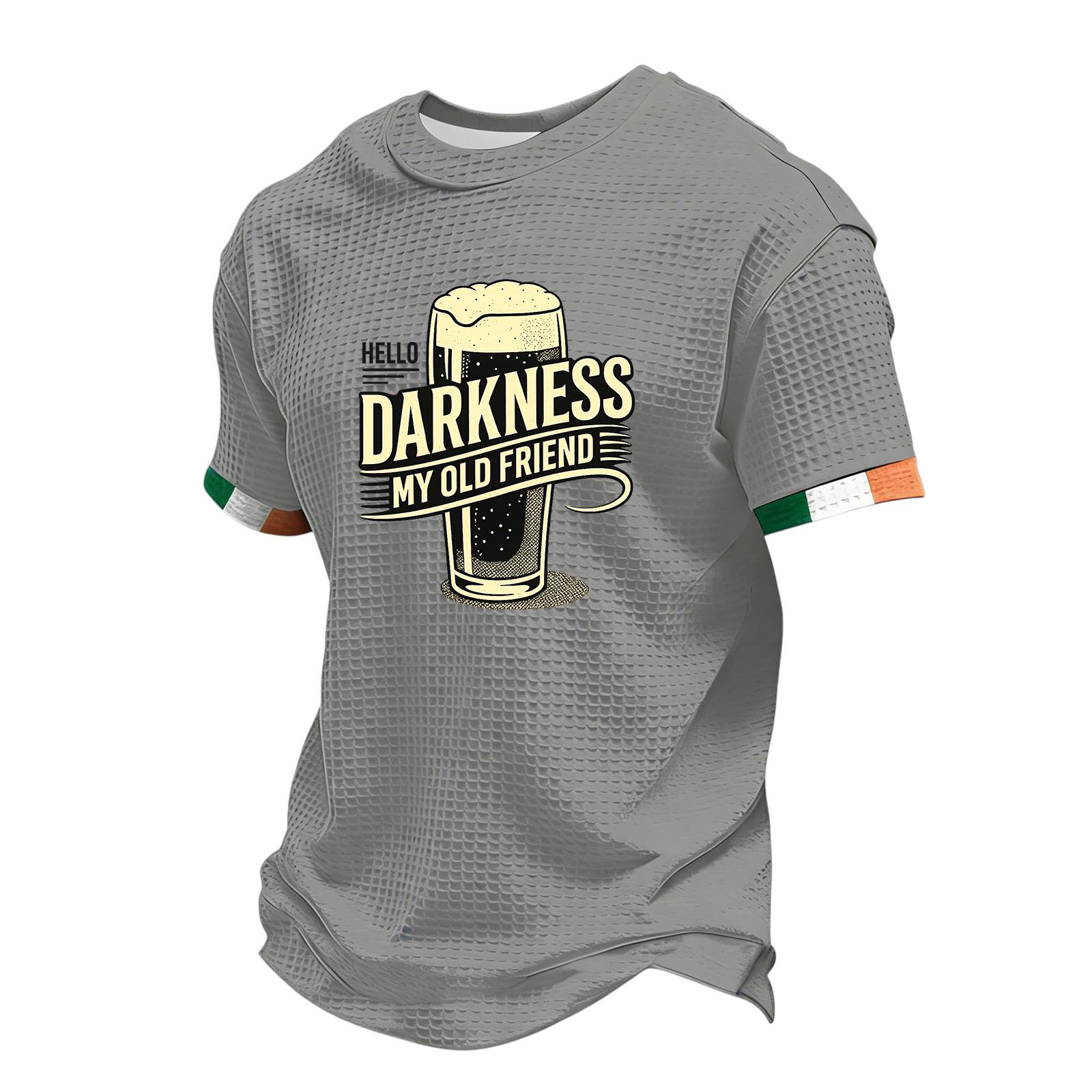 Men s St. Patrick s Day Printed Waffkle Crewneck Short Sleeve Top L
Men s St. Patrick s Day Printed Waffkle Crewneck Short Sleeve Top L