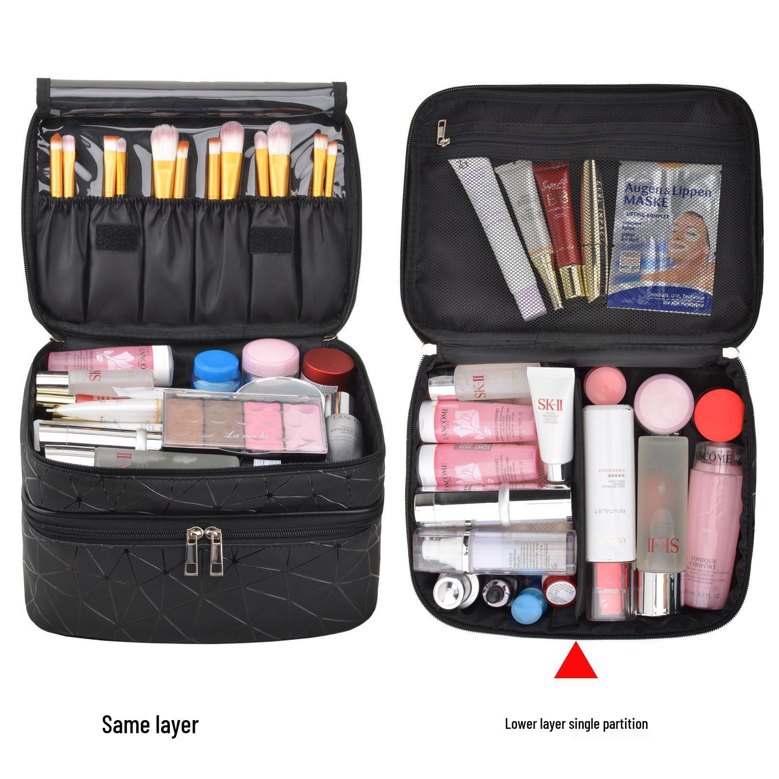 Layered Multifunctional Waterproof Travel Makeup & Toiletry Bag
Layered Multifunctional Waterproof Travel Makeup & Toiletry Bag