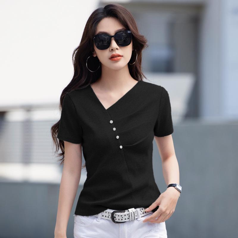 Women s Black V-Neck Short-Sleeve T-Shirt - 2025 Slimming & Versatile Fashion Design XXXL розовый
Women s Black V-Neck Short-Sleeve T-Shirt - 2025 Slimming & Versatile Fashion Design XXXL розовый