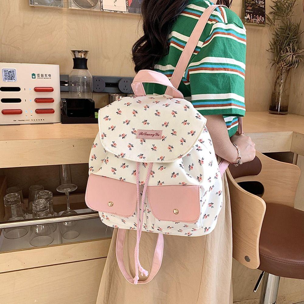 Sweet Floral Backpack Korean Style Student School Bag Fashion Women s Backpack Female рожевий
Sweet Floral Backpack Korean Style Student School Bag Fashion Women s Backpack Female рожевий