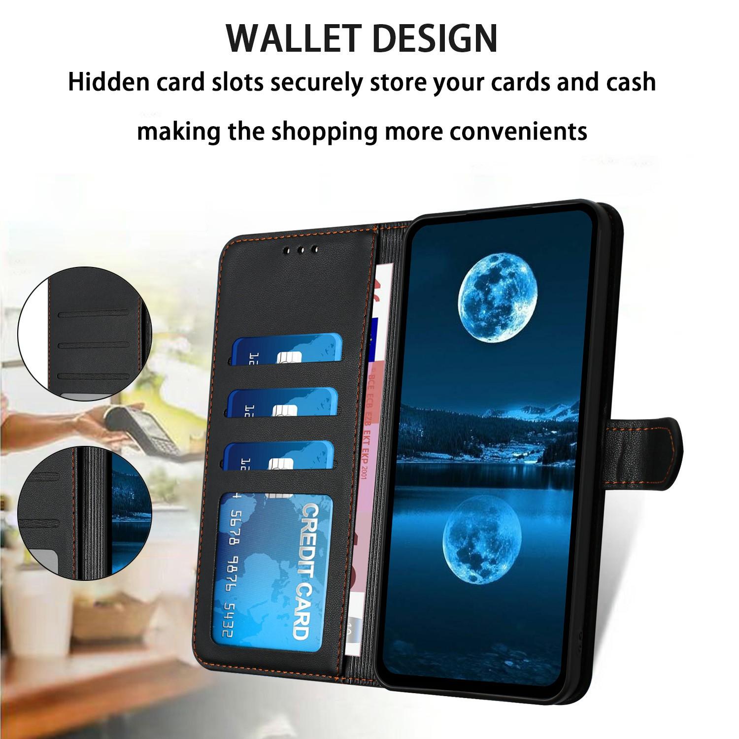 For Samsung Galaxy A26 5G/A16 5G/A16 4G Wallet Phone Case Leather Stand Cover with Strap Black
For Samsung Galaxy A26 5G/A16 5G/A16 4G Wallet Phone Case Leather Stand Cover with Strap Black