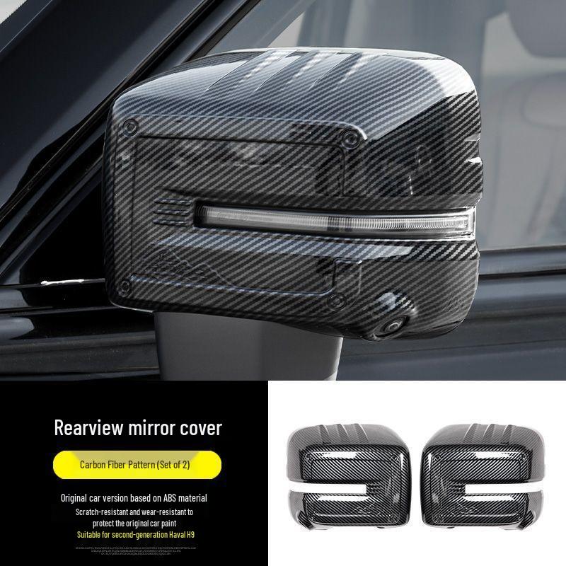 Fits 24 Haval H9 Models: Rearview Mirror Cover for Gen 2 H9 Modified Exterior Second Generation Haval H9
Fits 24 Haval H9 Models: Rearview Mirror Cover for Gen 2 H9 Modified Exterior Second Generation Haval H9