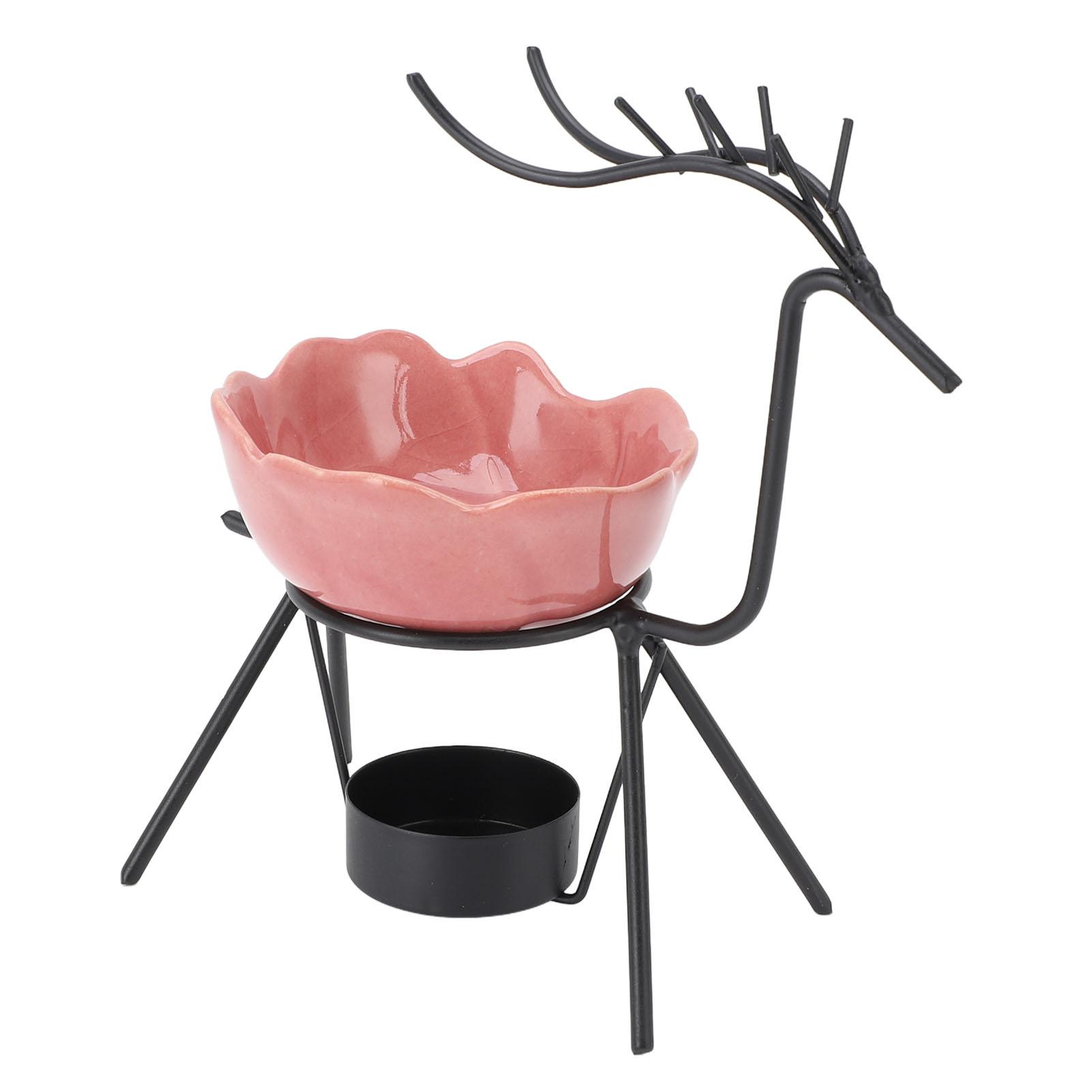 Pink Deer Iron Art Aromatherapy Burner Set Metal Essential Oil Burner Candle Holder for Home and
Pink Deer Iron Art Aromatherapy Burner Set Metal Essential Oil Burner Candle Holder for Home and