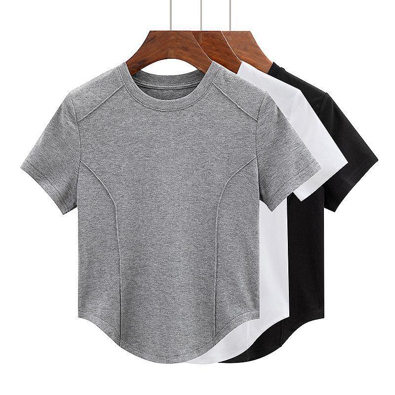 Korean Style Slimming Cotton Solid Color Round Neck Short Sleeve Women s T-shirt S (recommended 80-95 jin) белый
Korean Style Slimming Cotton Solid Color Round Neck Short Sleeve Women s T-shirt S (recommended 80-95 jin) белый