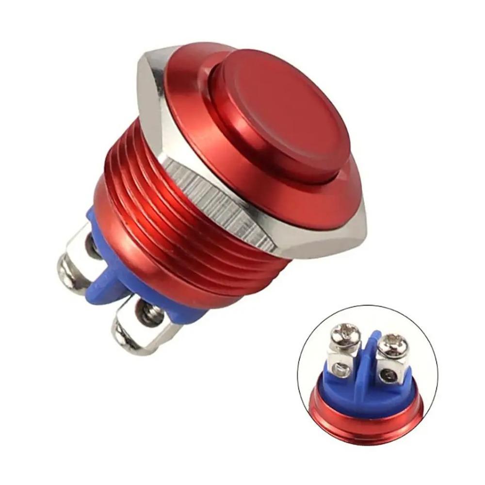 16mm Momentary Switch Self-reset Electrical Switch Push Button Switch Automotive Accessories червоний
16mm Momentary Switch Self-reset Electrical Switch Push Button Switch Automotive Accessories червоний