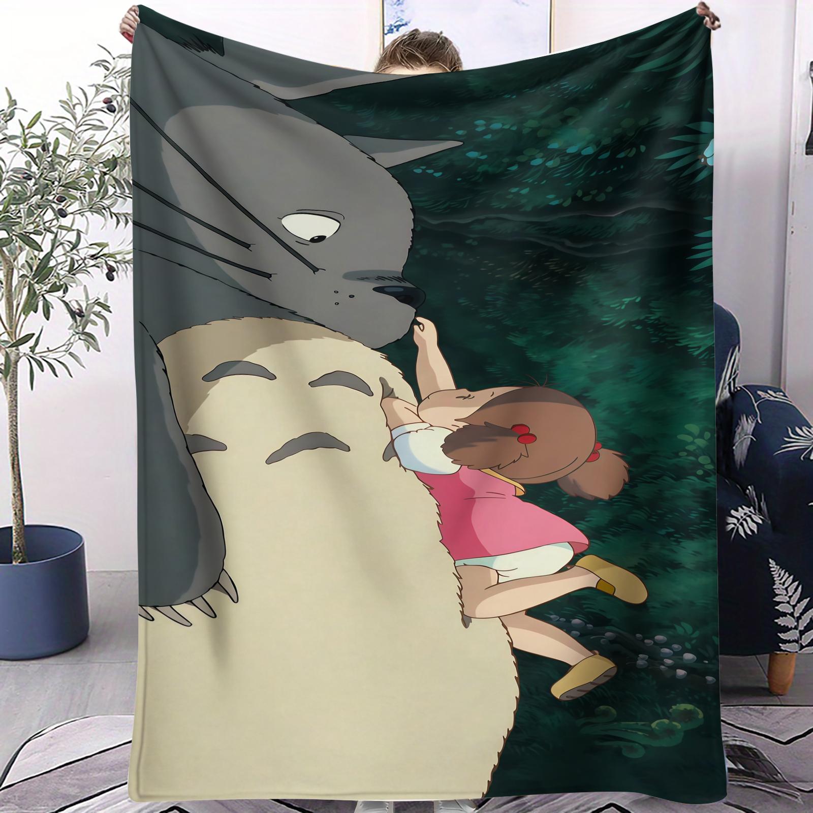 Exquisite Print Totoro Small Cover Blanket All Season Soft Durable For Bed Bedroom Dorm Sofa Lunch Camping Daily Use Home Decor 70x100cm
Exquisite Print Totoro Small Cover Blanket All Season Soft Durable For Bed Bedroom Dorm Sofa Lunch Camping Daily Use Home Decor 70x100cm