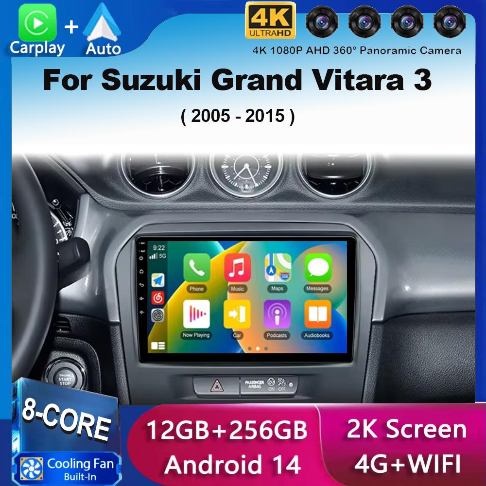 Android 14 Carplay Auto WIFI+4G For Suzuki Vitara 4 2017 2018 2019 2020 2021 2022 Car Radio Stereo Multimedia GPS Video Player
Android 14 Carplay Auto WIFI+4G For Suzuki Vitara 4 2017 2018 2019 2020 2021 2022 Car Radio Stereo Multimedia GPS Video Player