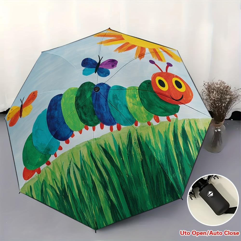 1pc Sunny Caterpillar Scene Pattern Folding Umbrella - Automatic Open/Close, Compact & Portable Parasol with 8-Rib Durable Con (as the picture,Iron&8K)
1pc Sunny Caterpillar Scene Pattern Folding Umbrella - Automatic Open/Close, Compact & Portable Parasol with 8-Rib Durable Con (as the picture,Iron&8K)