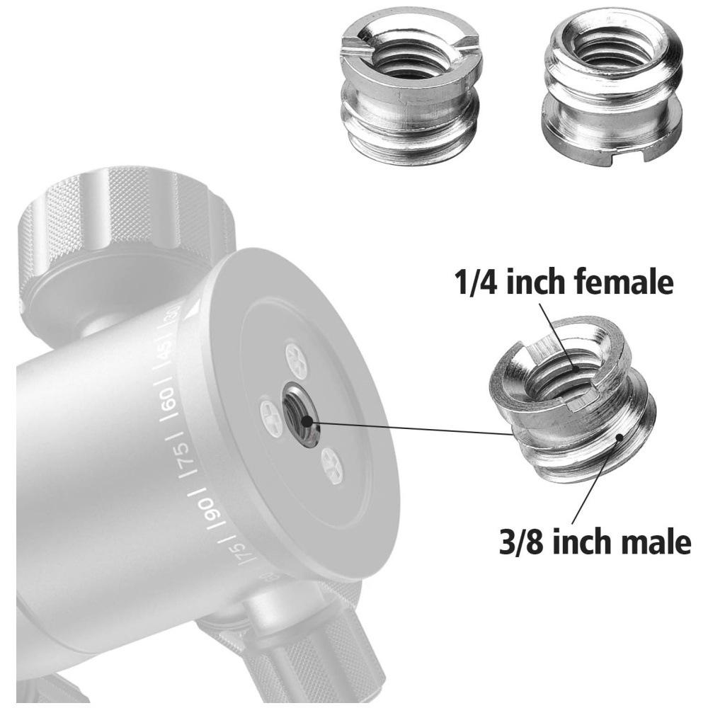 1/4 3/8 Threaded Screw Adapter Converter Camera Screw Mount Set Flash Shoe Mount for Camera Tripod Monopod Ballhead Stand
1/4 3/8 Threaded Screw Adapter Converter Camera Screw Mount Set Flash Shoe Mount for Camera Tripod Monopod Ballhead Stand