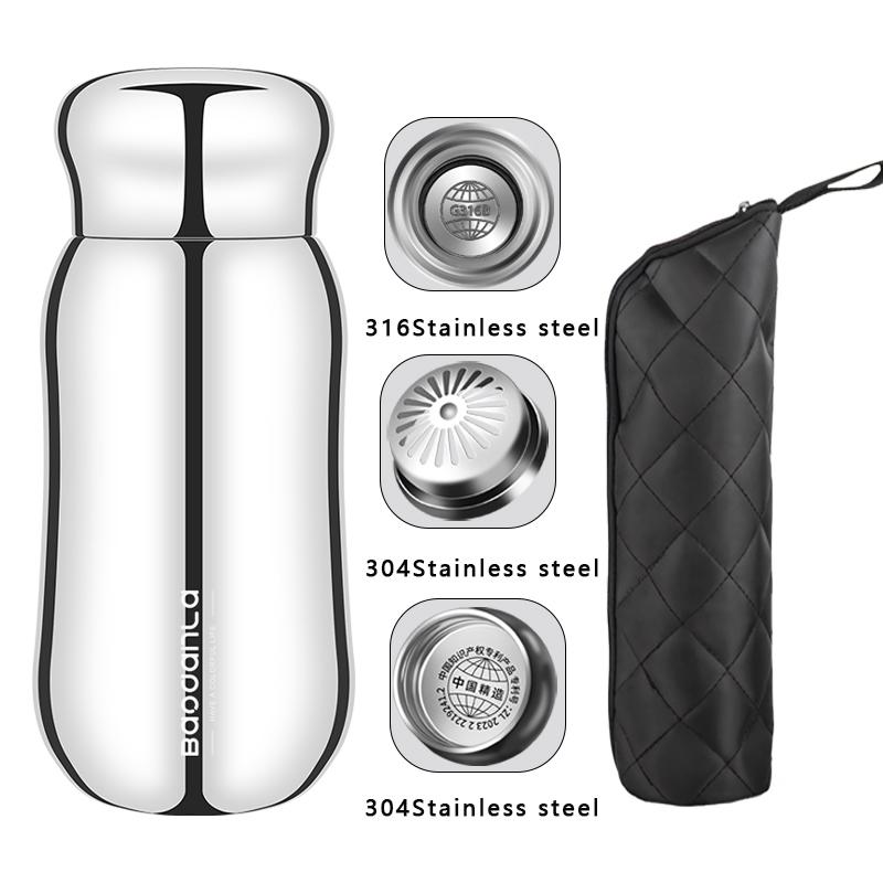 520ml Portable Double Stainless Steel Vacuum Flask Coffee Tea Thermos Sport Travel Mug Large Capacity Thermocup 520ml with cloth
520ml Portable Double Stainless Steel Vacuum Flask Coffee Tea Thermos Sport Travel Mug Large Capacity Thermocup 520ml with cloth