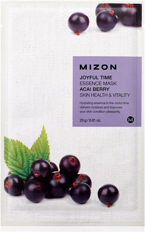 MIZON Joyful Time Essence Mask Acai Berry Тканевая маска для лица с экстрактом ягод асаи 23г
MIZON Joyful Time Essence Mask Acai Berry Тканевая маска для лица с экстрактом ягод асаи 23г