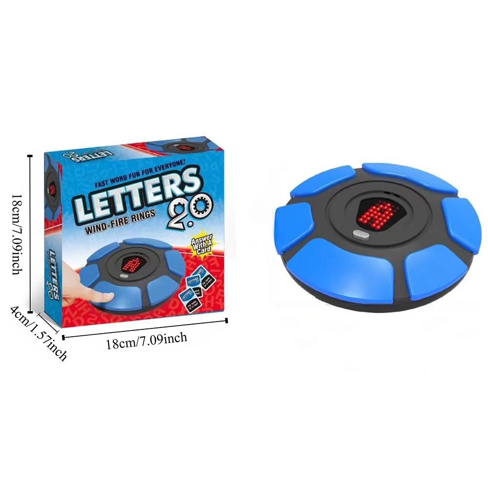 Second-Generation Crazy Letter Tapple Board Game Tabletop Parent-Child Interactive Game Party Stress-Relief Toy
Second-Generation Crazy Letter Tapple Board Game Tabletop Parent-Child Interactive Game Party Stress-Relief Toy