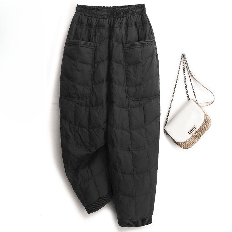 Модные гаремы на осень и зиму, свободные, с эластичной талией, повседневные, теплые хлопковые брюки S чёрный
Модные гаремы на осень и зиму, свободные, с эластичной талией, повседневные, теплые хлопковые брюки S чёрный