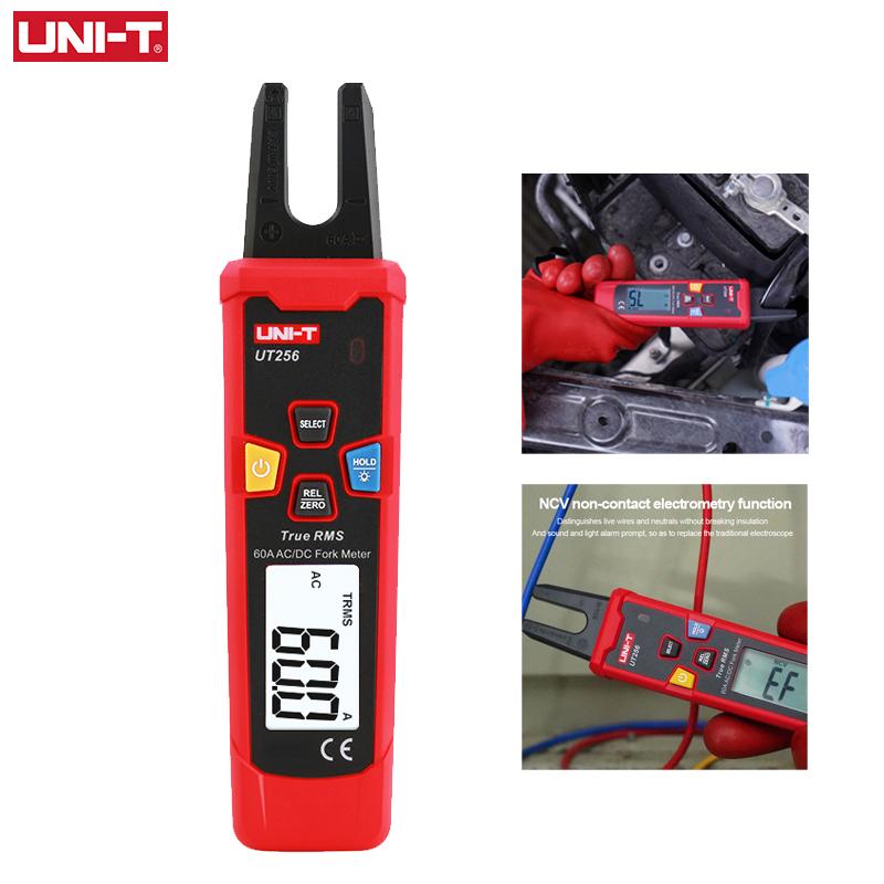 UNI-T UT256 60A AC DC Fork Meter True RMS Amperometric Clamp Meter Digital Ammeter NCV Test Electrical Instruments Tools CHINA
UNI-T UT256 60A AC DC Fork Meter True RMS Amperometric Clamp Meter Digital Ammeter NCV Test Electrical Instruments Tools CHINA