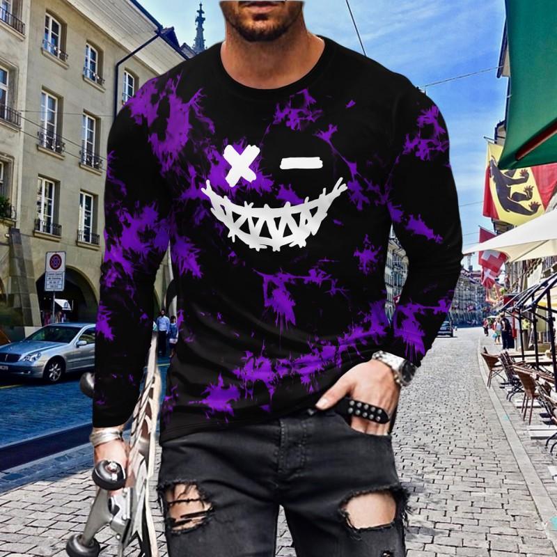Літня футболка з довгим рукавом для чоловіків з 3D-принтом у стилі хіп-хоп, з круглим вирізом, вільна, легка, захист від сонця, повсякденний топ, креативна мода Харадзюку 2XL
Літня футболка з довгим рукавом для чоловіків з 3D-принтом у стилі хіп-хоп, з круглим вирізом, вільна, легка, захист від сонця, повсякденний топ, креативна мода Харадзюку 2XL